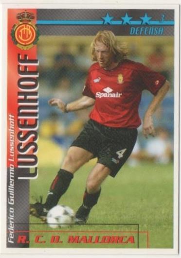 Cromo E00260: Fichas de la Liga 2003, Lussenhoff: R.C.D. Mallorca. Defensa