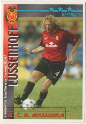 Cromo E00260: Fichas de la Liga 2003, Lussenhoff: R.C.D. Mallorca. Defensa