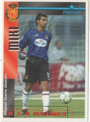 Cromo E00257: Fichas de la Liga 2003, Miki: R.C.D. Mallorca. Portero