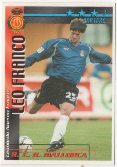 Cromo E00258: Fichas de la Liga 2003, Leo Franco: R.C.D. Mallorca. Portero
