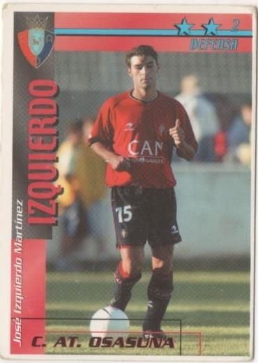 Cromo E00281: Fichas de la Liga 2003, Izquierdo: C.AT. Osasuna. Defensa