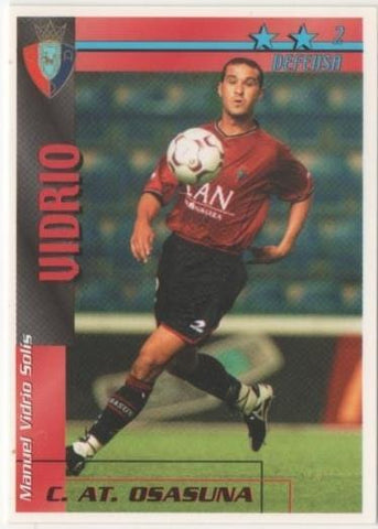 Cromo E00279: Fichas de la Liga 2003, Vidrio: C.AT. Osasuna. Defensa