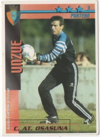 Cromo E00273: Fichas de la Liga 2003, Unzue: C.AT. Osasuna. Portero
