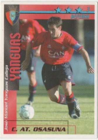 Cromo E00271: Fichas de la Liga 2003, Yanguas: C.AT. Osasuna. Defensa
