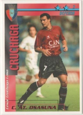 Cromo E00276: Fichas de la Liga 2003, Cruchaga: C.AT. Osasuna. Defensa
