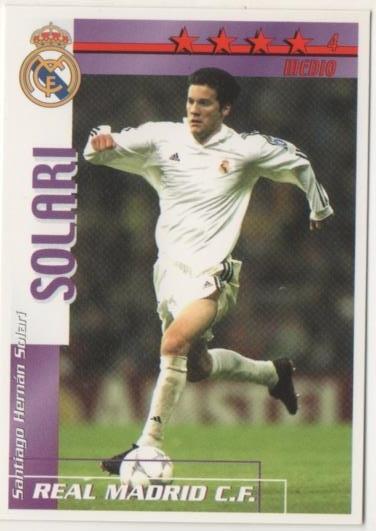Cromo E00244: Fichas de la Liga 2003, Solari:Real Madrid. Medio