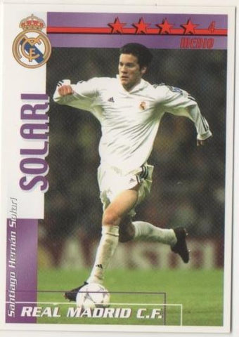 Cromo E00244: Fichas de la Liga 2003, Solari:Real Madrid. Medio