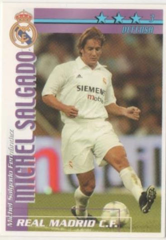 Cromo E00232: Fichas de la Liga 2003, Michel Salgado: Real Madrid. Defensa