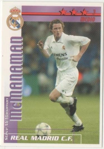 Cromo E00239: Fichas de la Liga 2003, McManaman: Real Madrid. Medio