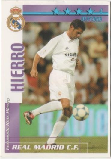 Cromo E00234: Fichas de la Liga 2003, Hierro. Defensa