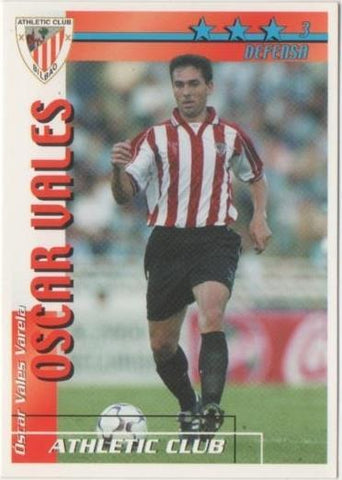Cromo E00040: Fichas de la Liga 2003, Oscar Vales: Atletic Club Bilbao. Defensa