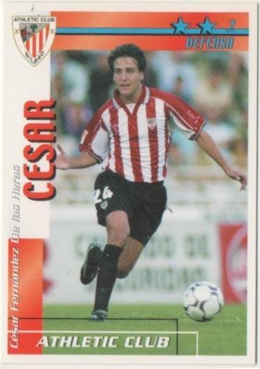 Cromo E00044: Fichas de la Liga 2003, Cesar: Atletic Club Bilbao. Defensa