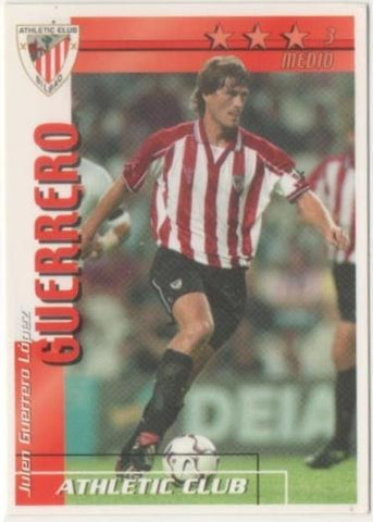 Cromo E00046: Fichas de la Liga 2003, Guerrero: Atletic Club Bilbao. Medio