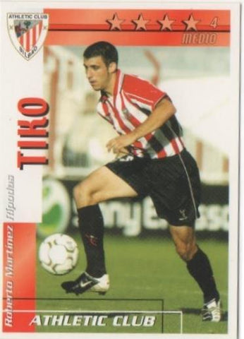 Cromo E00051: Fichas de la Liga 2003, Tiko: Atletic Club Bilbao. Medio