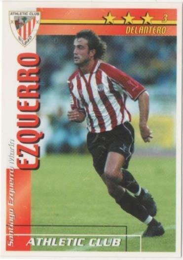 Cromo E00053: Fichas de la Liga 2003, Ezquerro: Atletic Club Bilbao. Delantero