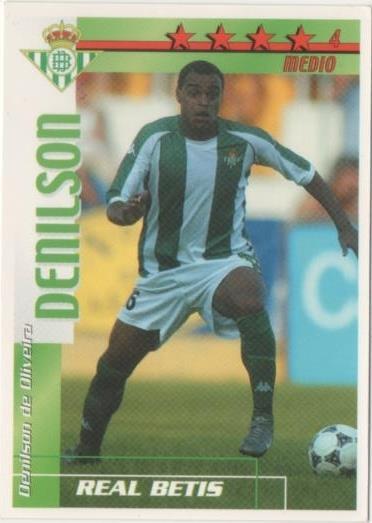 Cromo E00037: Fichas de la Liga 2003, Denilson: Real Betis. Medio