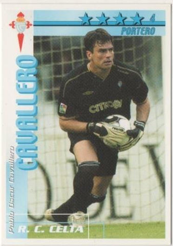 Cromo E00060: Fichas de la Liga 2003, Cavallero: R.C. Celta. Portero
