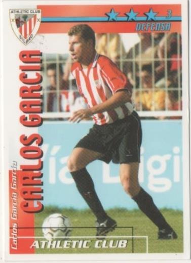 Cromo E00056: Fichas de la Liga 2003, Carlos Garcia: Atletic Club Bilbao. Defensa