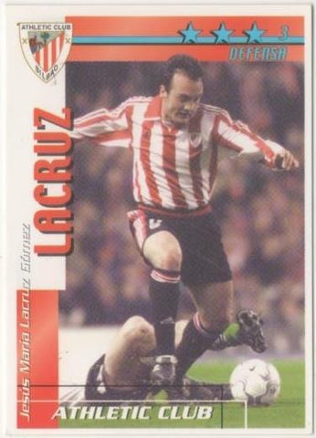 Cromo E00055: Fichas de la LIga 2003, Lacruz: Atletic Club Bilbao. Defensa