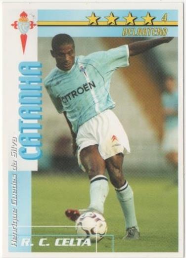 Cromo E00061: Fichas de la Liga 2003, Catanha: R.C. Celta. Delantero