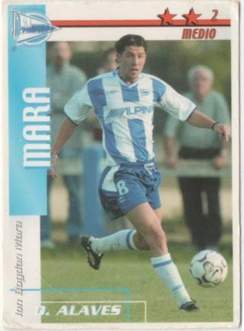 Cromo E00013: Album 1-Fichas de la Liga 2003, Mara: D. Alaves. Medio