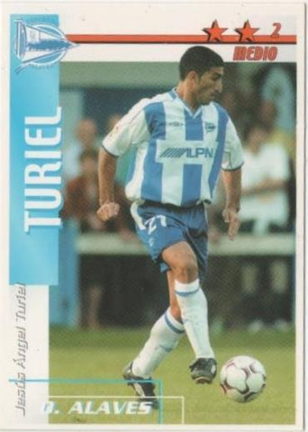 Cromo E00009: Fichas de la Liga 2003, Turiel: D. Alaves. Medio