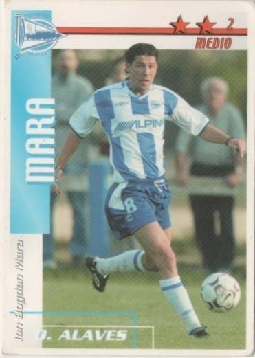 Cromo E00008: Fichas de la Liga 2003, Mara: D. Alaves. Medio