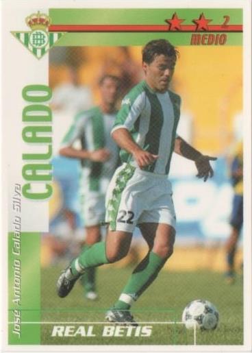 Cromo E00029: Fichas de la Liga 2003, Calado: Real Betis. Medio