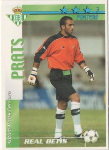 Cromo E00018: Fichas de la Liga 2003, Prats: Real Beis, Portero
