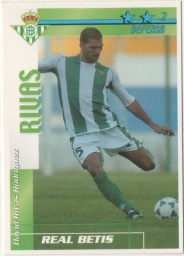 Cromo E00020: Fichas de la Liga 2003, Riuas: Real Betis. Defensa