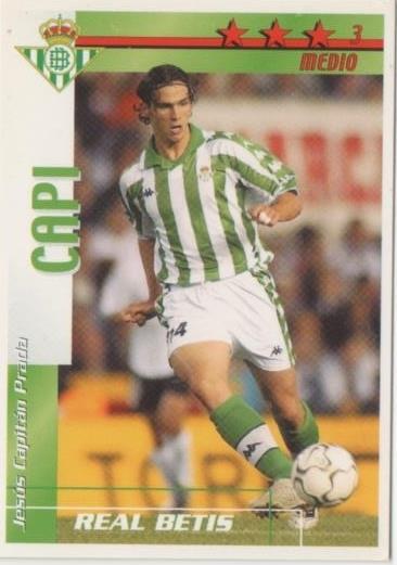 Cromo E00026: Fichas de la Liga 2003, Capi: Real Betis. Medio