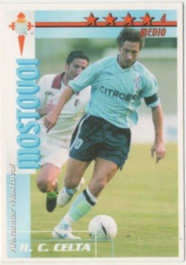 Cromo E00072: Fichas de la Liga 2003, Mostovol: R.C. Celta. Medio