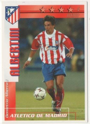 Cromo E00113: Fichas dela Liga 2003, Albertini: Atletico de Madrid. Medio