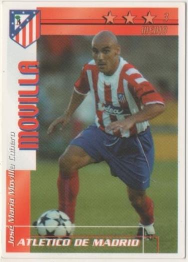Cromo E00112: Fichas de la Liga 2003, Movilla: Atletico de Madrid. Medio