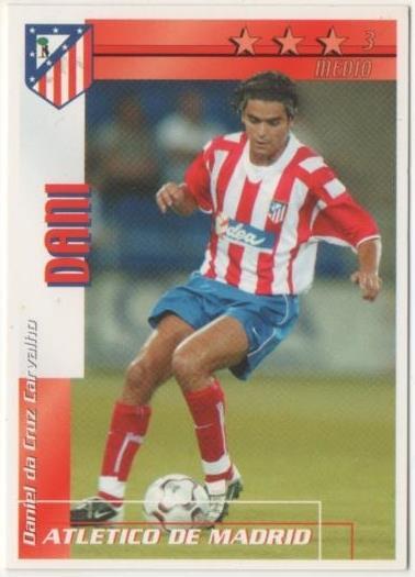 Cromo E00115: Fichas de la Liga 2003, Dani: Atletico de Madrid. Medio