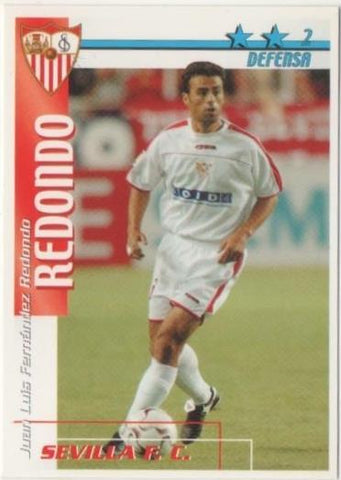 Cromo E00136: Fichas de la Liga 2003, Redondo: Sevilla F.C. Defensa