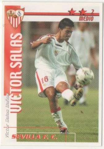 Cromo E00142: Fichas de la Liga 2003, Victor Salas: Sevilla F.C. Medio