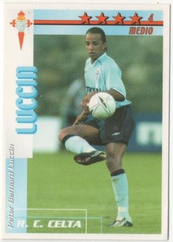Cromo E00074: Fichas de la Liga 2003, Luccin: R. C. Celta. Medio