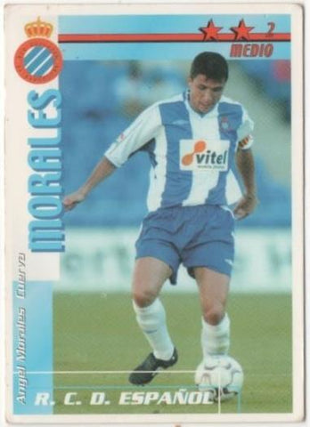 Cromo E00106: Fichas de la Liga 2003, Morales: R.C.D. Español. Medio