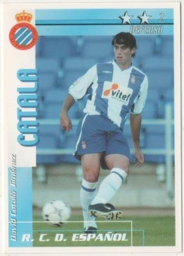 Cromo E00104: Fichas de la Liga 2003, Català: R.C.D. Español. Defensa