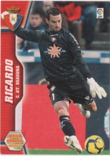 Cromo E00469: Album 2-Mega Cracks 2010-11, Ricardo: C.AT. Osasuna. Portero