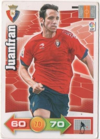 Cromo E00494: Album 2-Trading Car Game 2010-11, Juanfran: C.AT. Osasuna. Medio