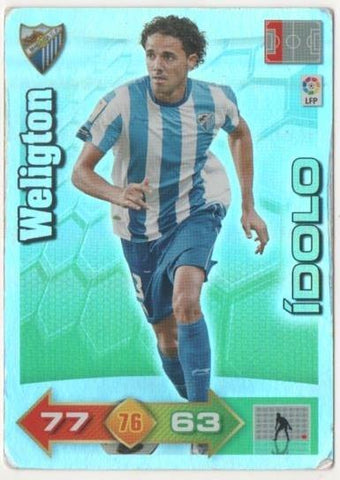 Cromo E00465: Album 2-Trading Car Game 2010-11, Weligton "Ídolo": Malaga C.F. Defensa