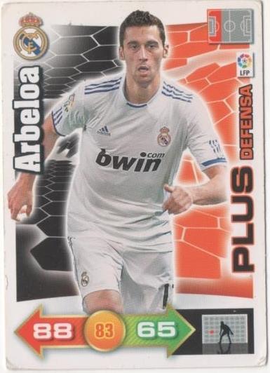 Cromo E00445: Album 1-Trading Car Game 2010-11, Arbeloa: Real Madrid. Defensa