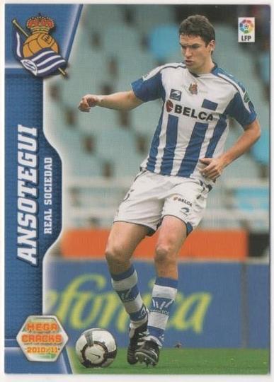 Cromo E00439: Album 1-Mega Cracks 2010-11, Ansotegui: Real Sociedad. Defensa