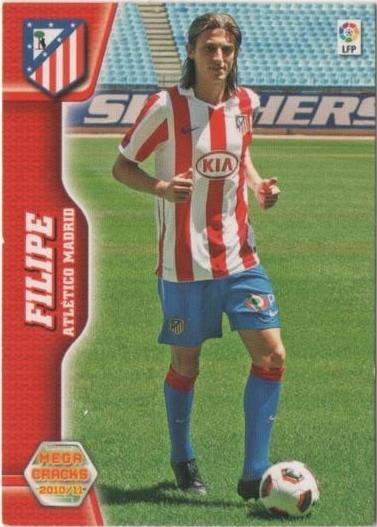 Cromo E00455: Album 1-Mega Cracks 2010-11, FilipE At de Madrid. Defensa