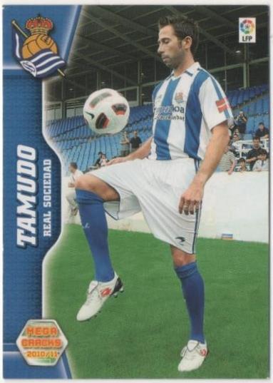 Cromo E00454: Album 1-Mega Cracks 2010-11, Tamudo: Real Sociedad. Delantero