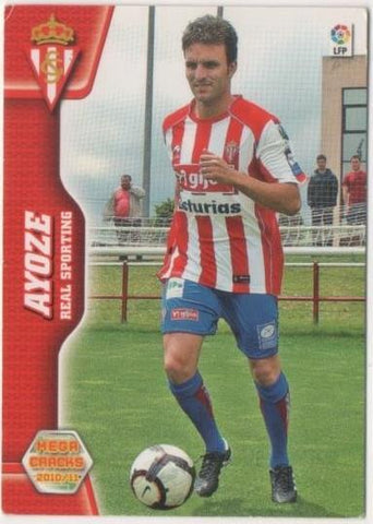 Cromo E00450: Album 1-Mega Cracks 2010-11, AyozE R.Sportein de Gijón. Centrocampista