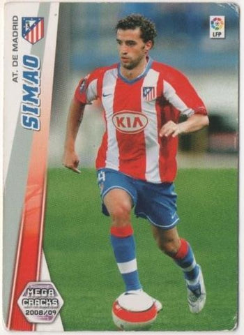 Cromo E00551: Album 2-Mega Cracks 2008-09, Simao: At de Madrid. Medio
