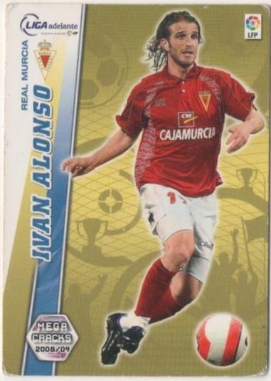 Cromo E00544: Album 2- Mega Cracks 2008-09, Iván Alonso: Real Murcia. Delantero